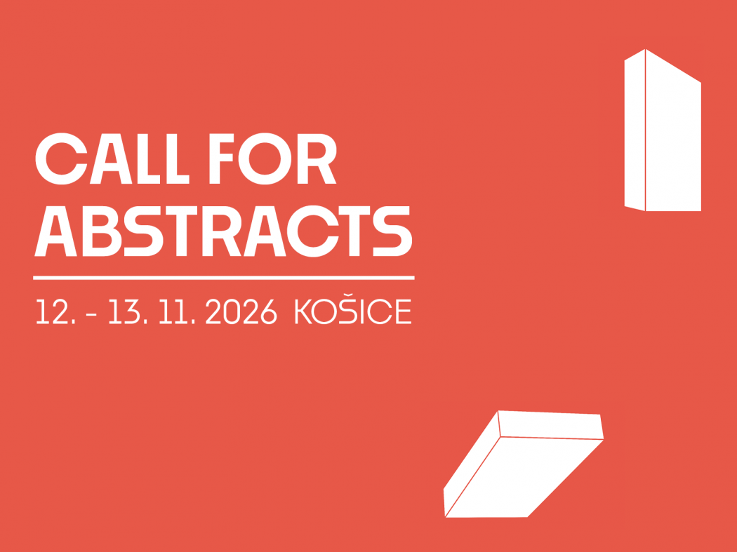 Grafika open callu na konferenciu ARCHŌRA 2.0. s textom Call for Abstracts, termínom 12. – 13. novembra 2026 a miestom Košice.