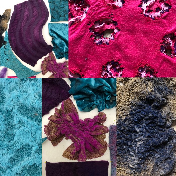 structures, burning, etching, layering